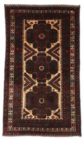  Baluch Rug 110X190 Authentic
 Oriental Handknotted Dark Brown/Dark Red (Wool, Afghanistan)