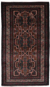  Baluch Rug 112X198 Authentic
 Oriental Handknotted Black/Dark Red (Wool, Afghanistan)