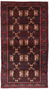  Baluch Rug 106X200 Authentic
 Oriental Handknotted Dark Red (Wool, Afghanistan)