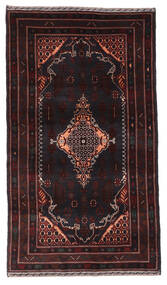  Baluch Rug 113X199 Authentic
 Oriental Handknotted Black/Dark Red (Wool, Afghanistan)