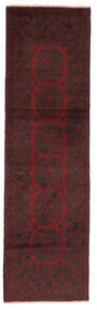  Afghan Rug 80X284 Authentic
 Oriental Handknotted Hallway Runner
 Black/Beige (Wool, Afghanistan)