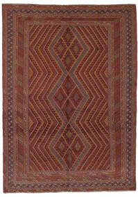  Kilim Golbarjasta Rug 196X290 Authentic Oriental Handwoven Dark Brown/Black (Wool, Afghanistan)