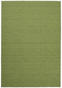  Kilim Loom - Secondary Rug 220X320 Authentic
 Modern Handwoven Dark Green (Wool, India)