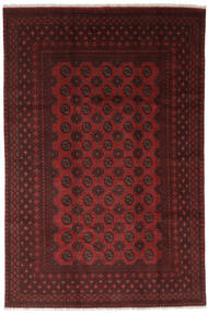 Afghan Rug 197X289 Authentic
 Oriental Handknotted Black/Dark Red (Wool, Afghanistan)
