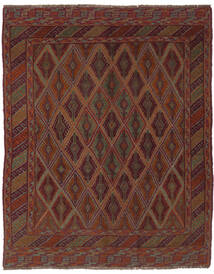  Kilim Golbarjasta Rug 150X185 Authentic
 Oriental Handwoven Black/Dark Brown (Wool, Afghanistan)