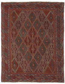 143X183 Kilim Golbarjasta Rug Oriental Black/Dark Red (Wool, Afghanistan)