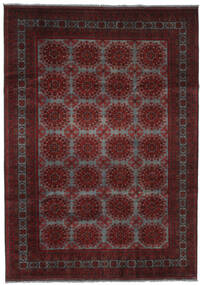  Afghan Khal Mohammadi Rug 201X284 Authentic
 Oriental Handknotted Black (Wool, Afghanistan)