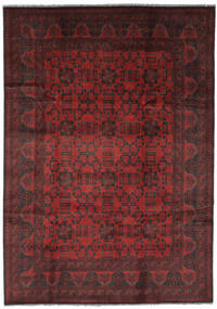  Afghan Khal Mohammadi Rug 197X295 Authentic
 Oriental Handknotted Black/Dark Brown (Wool, Afghanistan)