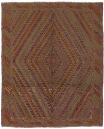 Kilim Golbarjasta Rug 145X180 Brown/Dark Red (Wool, Afghanistan)