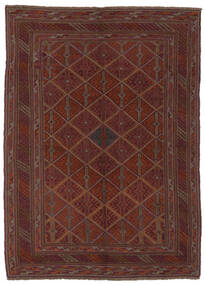  Oriental Kilim Golbarjasta Rug Rug 140X188 Black/Brown (Wool, Afghanistan)