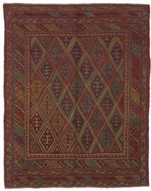  Kilim Golbarjasta Rug 148X187 Authentic
 Oriental Handwoven Black/Dark Brown (Wool, Afghanistan)