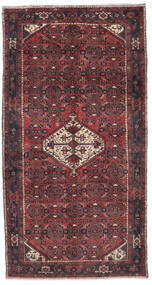  Oriental Asadabad Rug Rug 150X288 Runner
 Black/Dark Red (Wool, Persia/Iran)