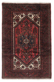  Hamadan Rug 97X149 Authentic
 Oriental Handknotted Black/Dark Brown (Wool, Persia/Iran)