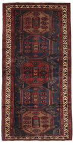  Hamadan Rug 104X205 Authentic
 Oriental Handknotted Black/Dark Brown (Wool, Persia/Iran)