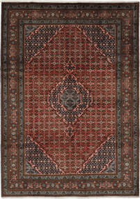 204X285 Ardebil Rug Oriental Black/Dark Red (Wool, Persia/Iran)
