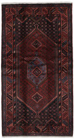  Hamadan Rug 107X200 Authentic
 Oriental Handknotted Black (Wool, Persia/Iran)