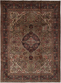  Tabriz Rug 259X349 Authentic
 Oriental Handknotted Black/Dark Brown Large (Wool, Persia/Iran)