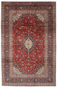  Keshan Rug 198X304 Authentic
 Oriental Handknotted Dark Brown/Black (Wool, Persia/Iran)