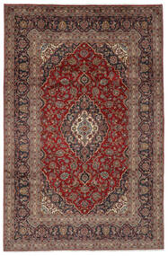  Keshan Rug 194X298 Authentic
 Oriental Handknotted Dark Brown/Black (Wool, Persia/Iran)