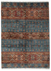  Shabargan Rug 180X247 Authentic
 Oriental Handknotted Black/Dark Brown (Wool, Afghanistan)