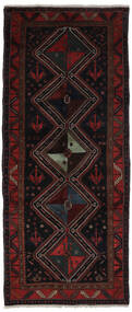 Hamadan Rug Rug 140X360 Runner
 Black/Dark Red (Wool, Persia/Iran)