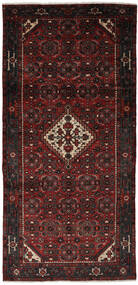 Authentic
 Rug Hosseinabad Rug 152X311 Runner
 Black/Dark Red (Wool, Persia/Iran)