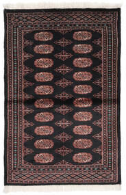  Pakistan Bokhara 2Ply Rug 83X122 Authentic
 Oriental Handknotted Black/Dark Brown (Wool, Pakistan)