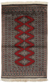  Pakistan Bokhara 3Ply Rug 97X155 Authentic
 Oriental Handknotted Black/Dark Brown (Wool, Pakistan)