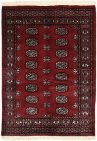  Pakistan Bokhara 3Ply Rug 127X175 Authentic Oriental Handknotted Black/Dark Red (Wool, )