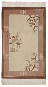  China 90 Line Rug 91X151 Authentic
 Oriental Handknotted Light Brown/Dark Brown (Wool, China)