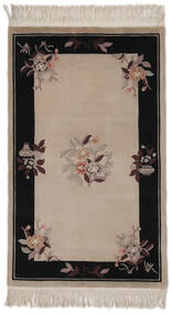  China 90 Line Rug 91X151 Authentic
 Oriental Handknotted Brown/Black (Wool, China)
