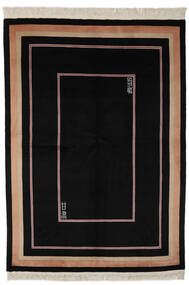  China 90 Line Rug 170X230 Authentic
 Oriental Handknotted Black (Wool, China)