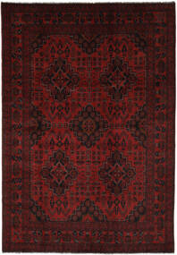  Afghan Khal Mohammadi Rug 204X300 Authentic
 Oriental Handknotted Black (Wool, Afghanistan)