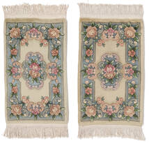 China 90 Line Rug 62X91 Authentic
 Oriental Handknotted White/Creme/Light Brown (Wool, China)