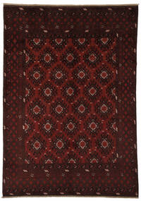  Afghan Rug 198X284 Authentic
 Oriental Handknotted Black (Wool, Afghanistan)