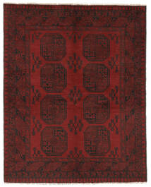  Afghan Rug 150X190 Authentic
 Oriental Handknotted Black/Dark Red (Wool, Afghanistan)