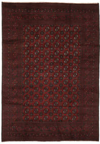  Afghan Rug 198X288 Authentic
 Oriental Handknotted Black (Wool, Afghanistan)