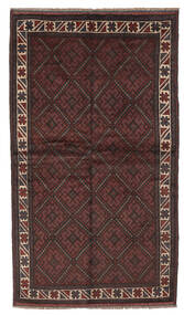  Baluch Rug 130X240 Authentic
 Oriental Handknotted Black/White/Creme (Wool, Afghanistan)