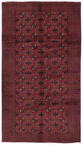  Baluch Rug 155X275 Authentic
 Oriental Handknotted Black/Dark Red (Wool, Afghanistan)