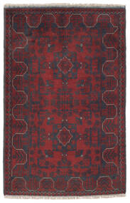  Oriental Afghan Khal Mohammadi Rug Rug 76X121 Black/Dark Red (Wool, Afghanistan)