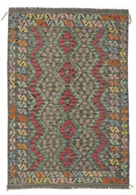  Kilim Afghan Old Style Rug 127X187 Authentic
 Oriental Handwoven Dark Green/White/Creme (Wool, Afghanistan)
