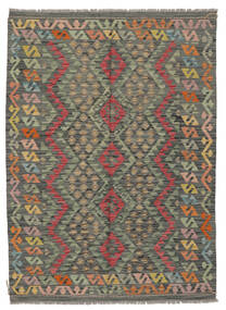  Kilim Afghan Old Style Rug 129X179 Authentic
 Oriental Handwoven Dark Green/Dark Brown (Wool, Afghanistan)