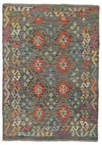  Kilim Afghan Old Style Rug 106X150 Authentic
 Oriental Handwoven Dark Green/Black/Dark Brown (Wool, Afghanistan)