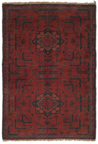  Afghan Khal Mohammadi Rug 78X117 Authentic
 Oriental Handknotted Black/Dark Brown (Wool, Afghanistan)