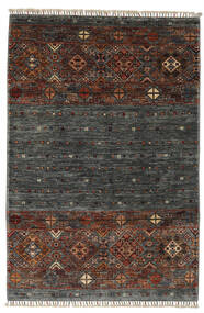  Shabargan Rug 120X190 Authentic
 Oriental Handknotted Black/Dark Brown (Wool, Afghanistan)