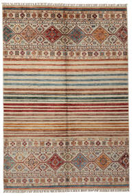  Shabargan Rug 174X251 Authentic
 Oriental Handknotted Dark Brown/Brown (Wool, Afghanistan)