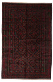  Baluch Rug 202X302 Authentic Oriental Handknotted Black (Wool, Afghanistan)