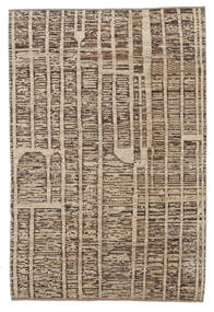  Contemporary Design Rug 195X297 Authentic
 Modern Handknotted Dark Brown/Light Brown/Brown (Wool, Afghanistan)