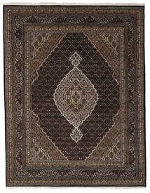 237X301 Tabriz Royal Rug Oriental Black/Brown ( India)