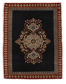  Keshan Rug 73X95 Authentic
 Oriental Handknotted Black/White/Creme (Wool, Persia/Iran)
